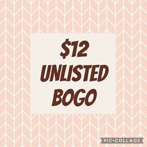 $12 BOGO Show listing